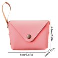 thumbnail image 3 of Women Coin Purse Creative Solid Color Small Key Purse Change Pouch for Girls, 3 of 10