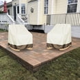 thumbnail image 2 of Dosaele Waterproof Patio Furniture Cover for Single Rocking Chair - Durable Oxford Cloth Material with Adjustable Straps and Ventilation., 2 of 4
