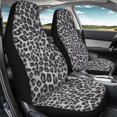 thumbnail image 3 of Binienty Leopard Print Auto Seat Covers for Car Bucket Seats Soft Polyester Anti-Slip Car Front Seat Covers Easy to Install Auto Interior Accessories Universal Fit for Most Cars SUV Van, 3 of 8