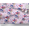 thumbnail image 1 of Soimoi Pink Cotton Voile Fabric Star,Balloon & Girl Fashion Decor Fabric Printed Yard 56 Inch Wide, 1 of 1