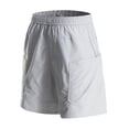 thumbnail image 4 of WILLBEST Pantalones Cortos Cargo para Hombre, Pantalones de Color Liso para Hombre, Pantalones Cortos Holgados Europeos y Ropa Interior, Pantalones Cortos Casuales para El Hogar., 4 of 4