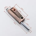 Rotary Door Lock, Floor Lock, Framed Door Surfacemounted Floor Lock silverb