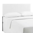 thumbnail image 5 of Modway Keira Full/Queen Solid Wood and Faux Leather Headboard in White, 5 of 7