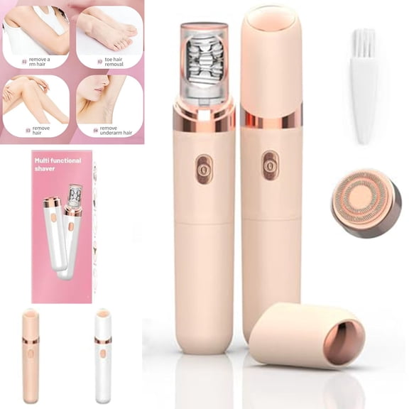 Lumisylk Pro Facial Epilator, Painless Facial Hair Remover, Waterproof Hair Removal Device for Women, Wet & Dry Use Portable Design, for Face, Legs, Underarms