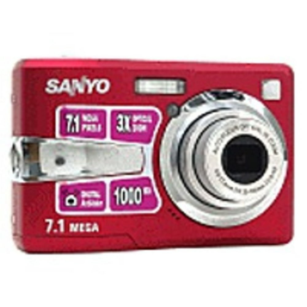 Sanyo VPCS770R 7.1 Megapixels Digital Camera 3x Optical (Refurbished