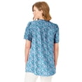 thumbnail image 2 of Woman Within Plus Size Pintucked Half-Button Tunic, 2 of 6