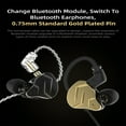 thumbnail image 5 of KZ ZSN PRO X Wired Earbuds, in-Ear Monitor Headphones with Dual Driver-Clear Sound and Ergonomic Custom-Fit Earpieces (S/M/L),Gaming Earbuds,3.5mm Jack for Phones Computer Laptops (Black without Mic), 5 of 7