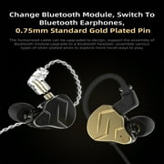 KZ ZSN PRO X Wired Earbuds, in-Ear Monitor Headphones with Dual Driver-Clear Sound and Ergonomic Custom-Fit Earpieces (S/M/L),Gaming Earbuds,3.5mm Jack for Phones Computer Laptops (Black without Mic)