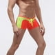 thumbnail image 1 of Calzoncillos de natación de secado rápido de aguas termales con cordón a rayas de color sólido de cintura baja para hombres Pompotops qyievc7624, 1 of 4
