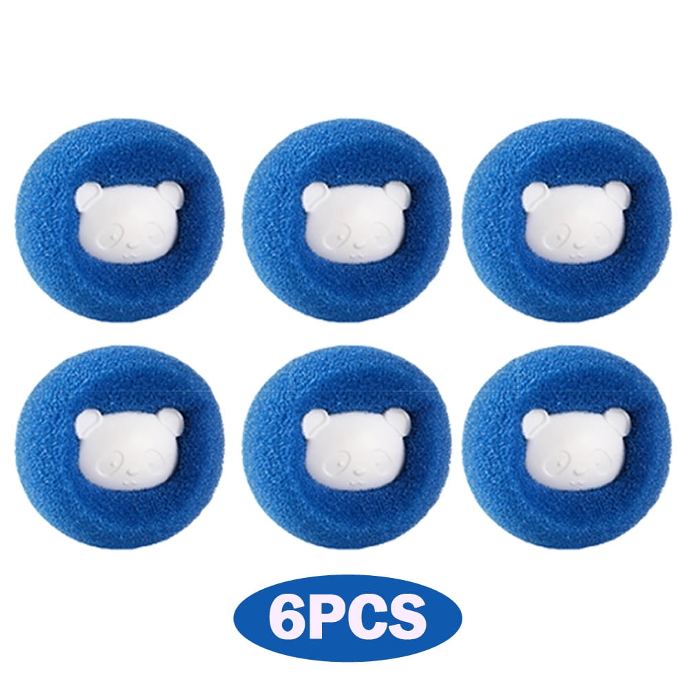 6pcs Pet Hair Remover for Laundry Lint Catcher Laundry Hair Catcher for