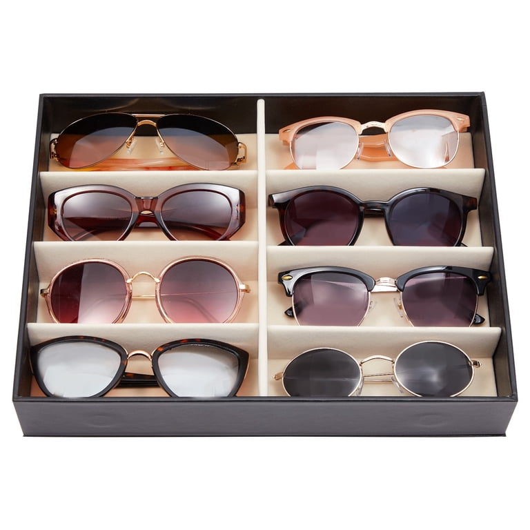 Juvale 8 Slot Sunglasses Organizer Storage Case for Multiple  display picture 1