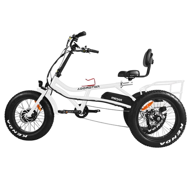 Addmotor Electric Tricycle Beach Cruiser Bicycle Three Wheel 750w