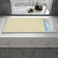 thumbnail image 3 of Bathtub Cover - Foldable Bathtub Cover, Tub Cover for Bathtub, 59''L x 31.5''W, PVC Bath Tray, Bath Insulation Cover, Foldable Bathtub Board for Salons, Hotels, Homes, Spa (Yellow 63''L x 35''W), 3 of 16