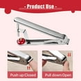 thumbnail image 4 of Clearance Peeler under $20 Stainless Steel Cherry Pitter | High Performance Cherry Pitter | Good Grips Cherry Stone Remover | Quick Coring Of Cherries For Cherry Jam Cake, 4 of 8