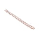 thumbnail image 3 of Pulsera cubana Bling Bling Hip Hop cierre cadena joyería de diamantes para hombres mujeres pareja oro rosa, 3 of 5