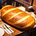 thumbnail image 4 of Dsseng 3D Simulation Bread Shape Pillow Soft Butter Bread Food Plush Cushion Stuffed Toy for Home Decor 23.6”, 4 of 7