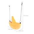 thumbnail image 3 of Hamac pour Hamster, Hamac Suspendu en Forme de Banane, Lit Balançoire pour Rat, 3 of 9