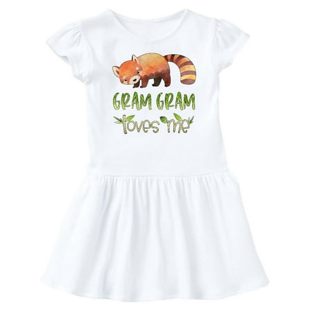 

Inktastic Gram Gram Loves Me Cute Red Panda Gift Baby Girl Dress