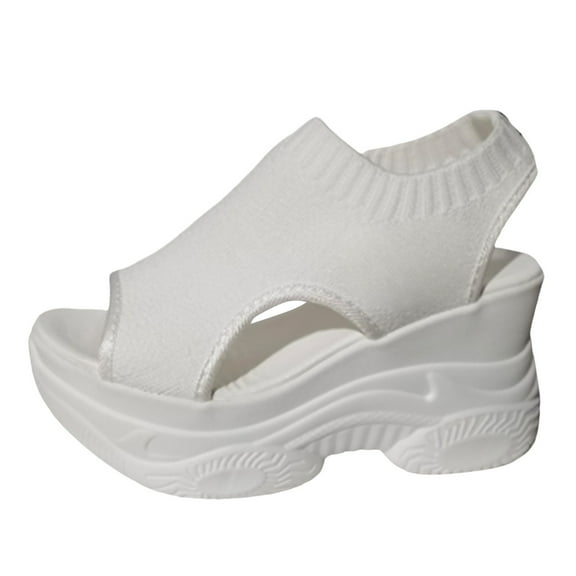 YLYL Wedge Platform Sandals for Women Ankle Strap Open Toe Thick Sole Fashion Dressy Summer Shoes