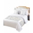 thumbnail image 2 of Xipuska Rustic Wildflowers Bed Runners for Cal King Size Bed, Decorative Bed Throws for Foot of Bed, Spring Pastoral Botanical Floral Bed Runner Sofa Throw Bedding Scarf Slipcover for Bedroom, 2 of 6