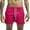 Hot Pink, variant on ZCFZJW Swim Trunks Mens 3 Inch Mesh Liner Drawstring Elastic Waist Men's Swimwear Bathing Suit Short Swimming Trunks for Men Beach Shorts with Zipper Pockets Black L