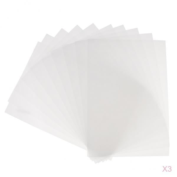 30 Unids Impresora Inyección De Tinta Pelícu Retráctil Hojas De Plástico Papel DIY Joyería Artesanía Suministros De Arte Transparente (7.87x11 Sunnimix Hojas termoencogibles