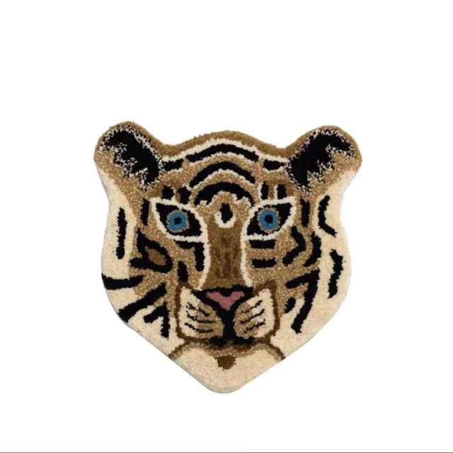 TIELUTT Cartoon Animal Head Shape Carpet Thick Area Rug Foot Mat for Home Decoration Fall Outdoor Throw Small Area Rugs Rugs 5x7 Day Deal Cold Throw Blanket Fuzzy Blankets for Women