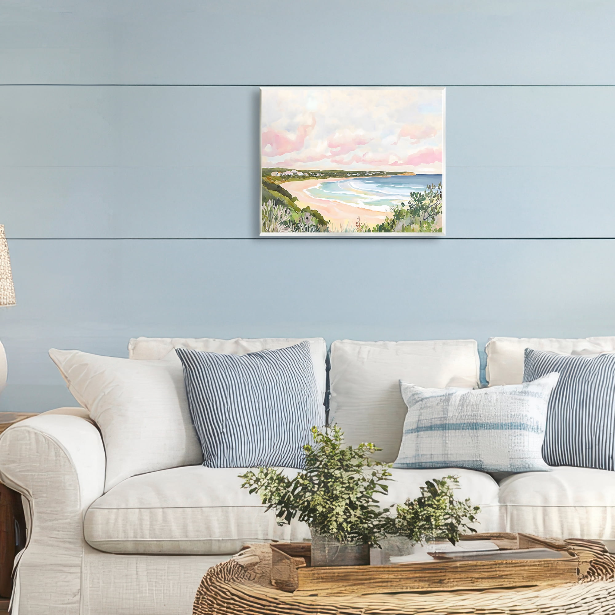 Stupell Industries Serene Sunset Beach Panorama Wall Plaque Art, design by The Prints Vibe