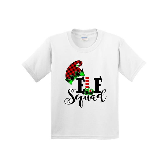 Inktastic Cute Elf Squad Youth T-Shirt