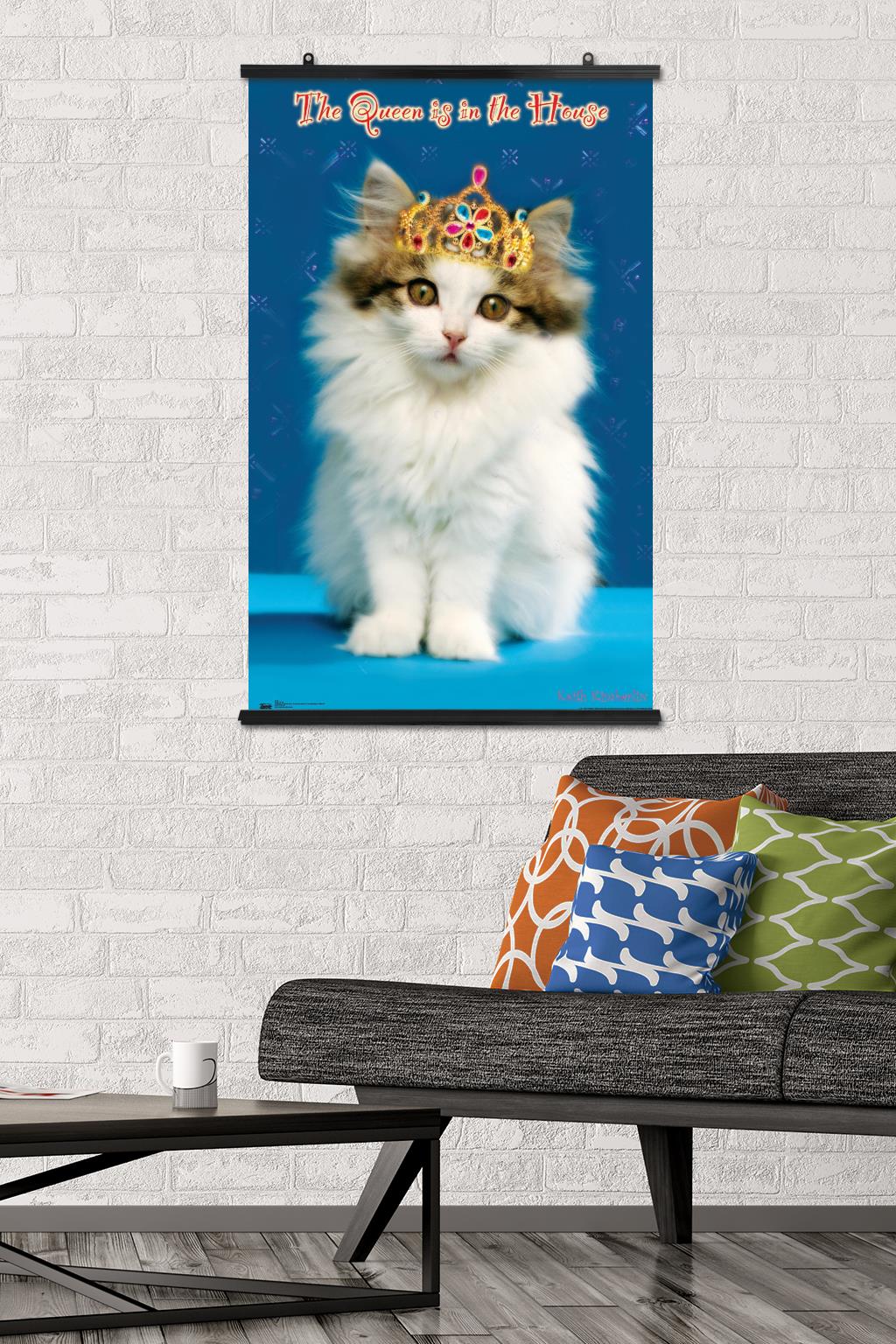 Keith Kimberlin - Kitten - Queen Wall Poster, 22.375" x 34"