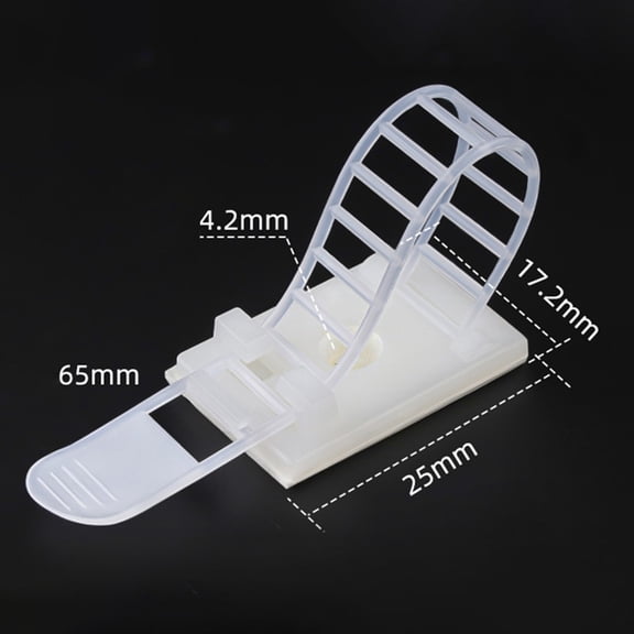 Adjustable Cable Ties & Clips With Strong - Perfect For Home & Office!