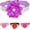 Purple, variant on Rhinestone Dog Collar for Small Medium Dogs - Pink Flower Puppy Necklace for Girl Female Dogs - Spring Summer Wedding (Pink, L)