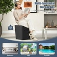 thumbnail image 6 of Costway Water-proof 11.5 Gallon Deck Box with Removable Lid Storage Container Side Table, Black, 6 of 10