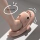 thumbnail image 3 of Lindas zapatillas de tiburón de dibujos animados, zapatillas antideslizantes de secado rápido, zapatillas de baño, zapatillas de gimnasio, suela suave, puntera abierta, zapatillas de casa, color rosa 38/39 oso de fresa Electrónica, 3 of 5