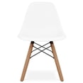 thumbnail image 3 of Aron Living 21.75" Plastic and Wood Kids Playroom Chairs in White (Set of 2), 3 of 8