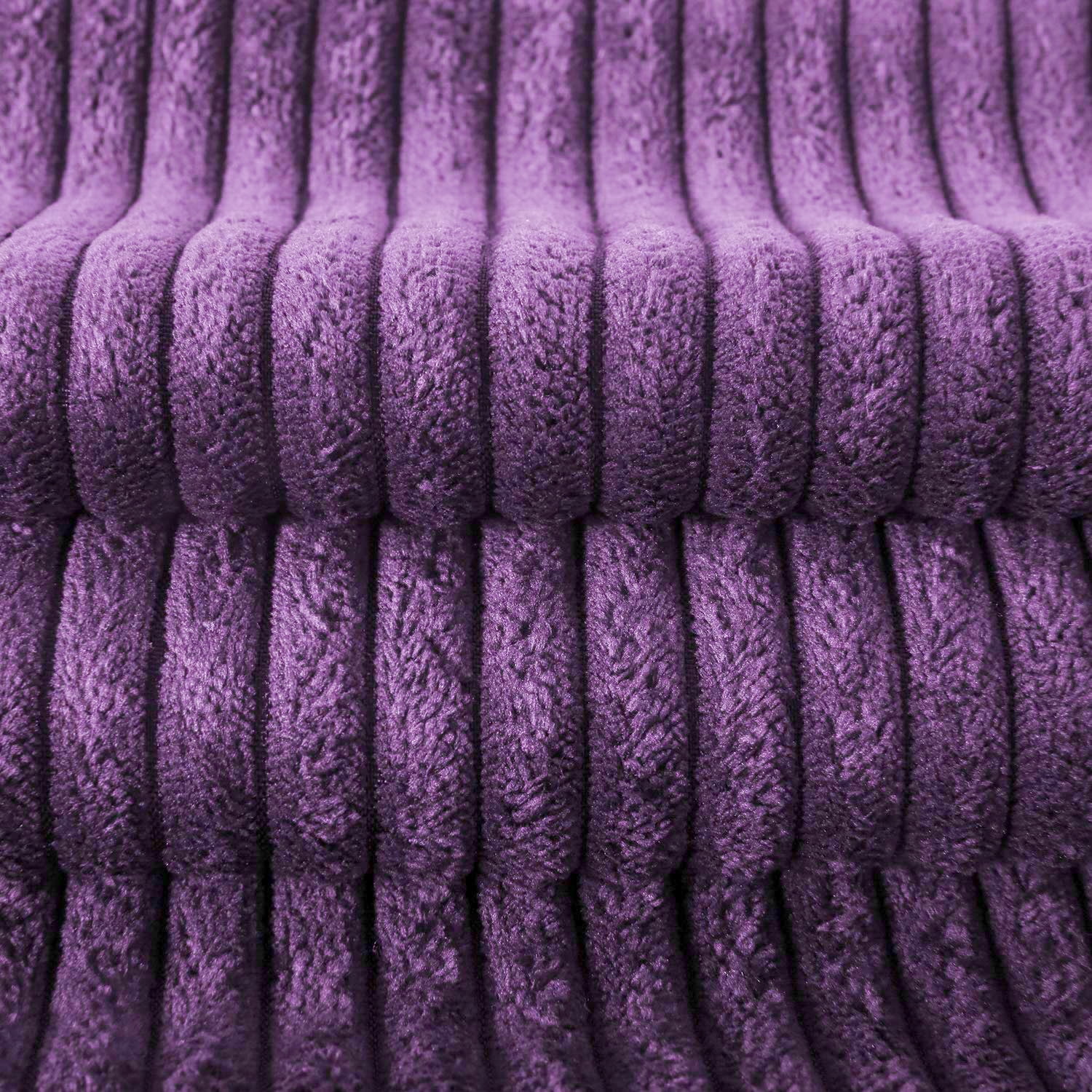 Phantoscope 18" x 18" Modern, Contemporary, Transitional Purple Polyester Throw Pillow, (2 Count)