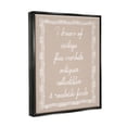 thumbnail image 4 of Stupell Industries Dream of Antiques Phrase Inspirational Painting Black Floater Framed Canvas Art Print Wall Art, 25 x 31, 4 of 10