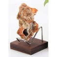thumbnail image 3 of Esquirla Walnut Base Metal Arm Display Stand For Gemstone Mineral Specimens Geode Crystal Option 4, 3 of 8
