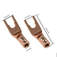thumbnail image 3 of WINDLAND 4Pcs Speaker Spade Connectors Banana Plugs Y" Copper/Rhodium Plated Spade Plugs Y Spade Plug Speaker Accessories, 3 of 19