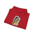 thumbnail image 3 of Birdhouse Voodoo Doll Berra Santos Vintage Skateboard 2000s Classic Hoodie Print - Cherry Red / 2XL, 3 of 5