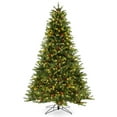 thumbnail image 1 of Costway Árbol de Navidad preiluminado de 210 cm, forma rápida de 3 minutos con temporizador y conector de alimentación rápido, 1 of 4