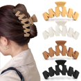 thumbnail image 1 of 4 pinzas para el cabello grandes de 11 cm para cabello grueso, pinzas antideslizantes para la mandíbula del cabello para mujeres, 1 of 5