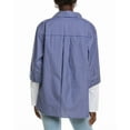 thumbnail image 2 of Maje womens  Twofer Top, 3, Blue, 2 of 3