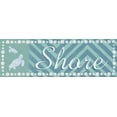 thumbnail image 2 of Gibbons, Lauren 32x13 White Modern Wood Framed Museum Art Print Titled - Shore Turtles, 2 of 4