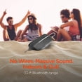 thumbnail image 1 of HyperGear Wave Wireless HD Stereo Sound Speaker [IPX4 Waterproof] Streams Music & Calls from Any Bluetooth Device at Home, Outdoors, Beach, Park, Pool, Boat, Backyard, or Campground (Black/Grey), 1 of 5