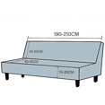 thumbnail image 4 of Funda de sofá sin brazos Yashi elástica para sofá de 3 plazas modelo 13558, 4 of 4
