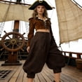 thumbnail image 1 of Pants with High Waist and Double Design for Stage Performance in Style Versatile Everyday Wear for Enthusiasts, 1 of 3
