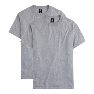 Hanes Men's Beefy-T Tall T-Shirt 2PK_Light Steel_4XT Pack of 2