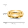 thumbnail image 2 of Primal Gold 14 Karat Yellow Gold 6mm Standard Comfort Fit Wedding Band Size 5, 2 of 9