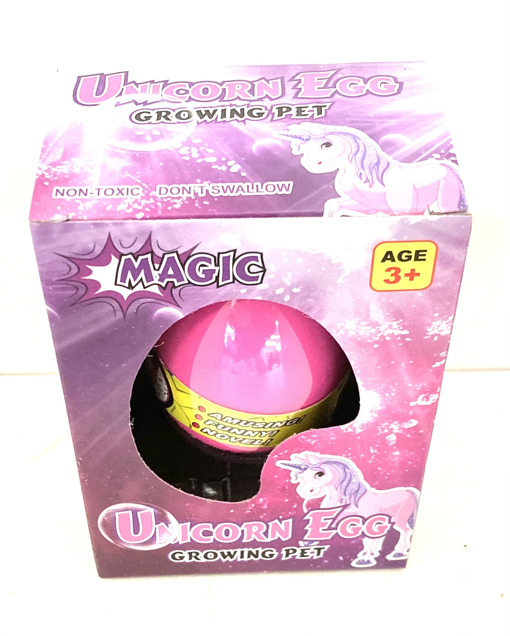 NEW Magic Unicorn Egg Growing Pet 